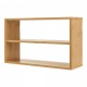 Стенен рафт Gol 50x15x30 см бамбук []