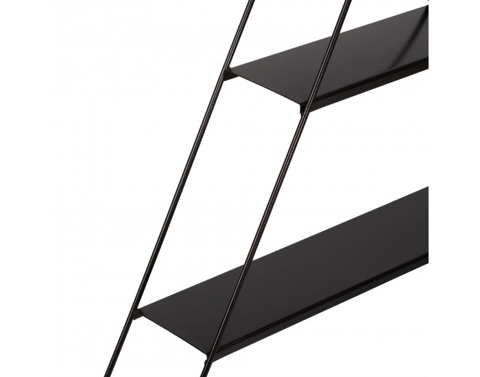 Стенен рафт Polvijärvi 70x9x59 см пирамидална черна []