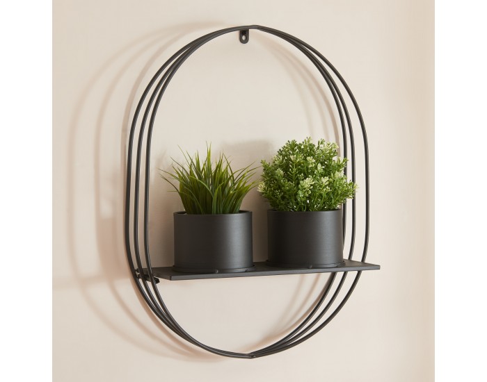 Рафт за растения Vestby с 2 саксии метал []