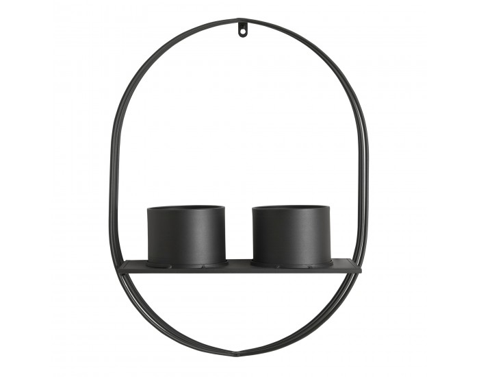 Рафт за растения Vestby с 2 саксии метал []