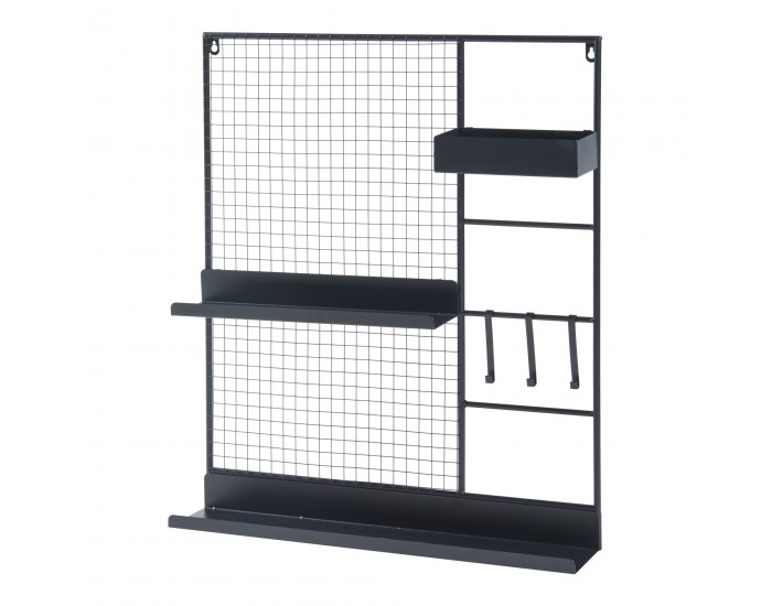 Решетка за стена Westre 70x60x11см метална черна []