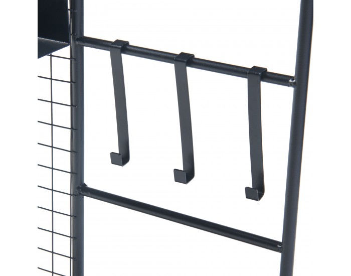 Решетка за стена Westre 70x60x11см метална черна []