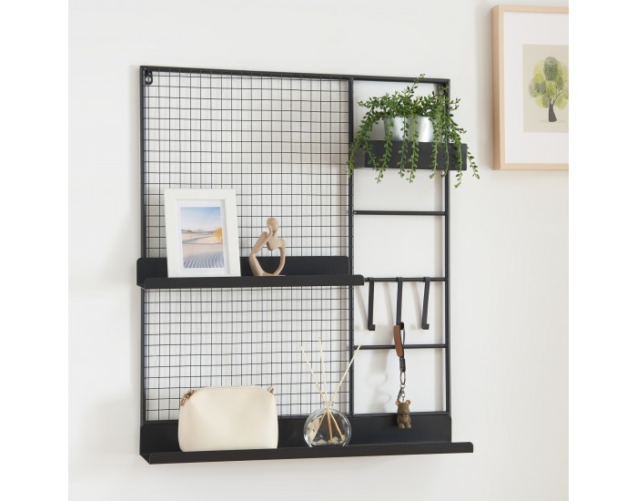 Решетка за стена Westre 70x60x11см метална черна []