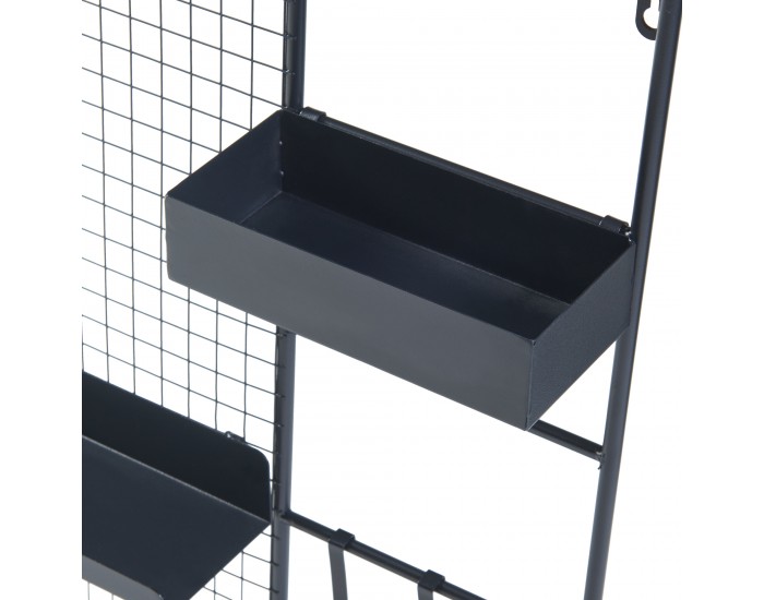 Решетка за стена Westre 70x60x11см метална черна []