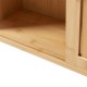 Стенен рафт Grums с две плъзгащи се врати 92,5x20x33см бамбук []