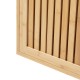 Стенен рафт Grums с две плъзгащи се врати 92,5x20x33см бамбук []