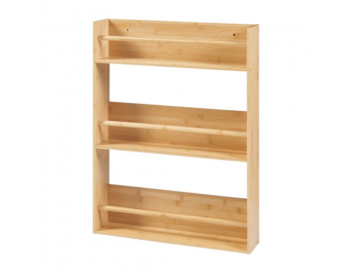 Стенен рафт Hareid 80x60x12см бамбук []