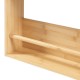 Стенен рафт Hareid 80x60x12см бамбук []