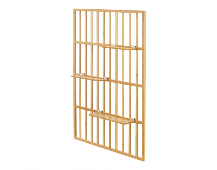 Стенен рафт Røst 120x80x13cm бамбук []