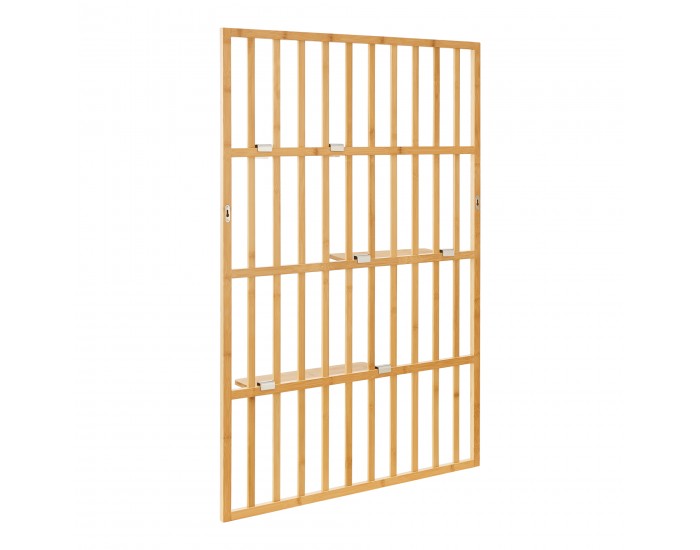 Стенен рафт Røst 120x80x13cm бамбук []