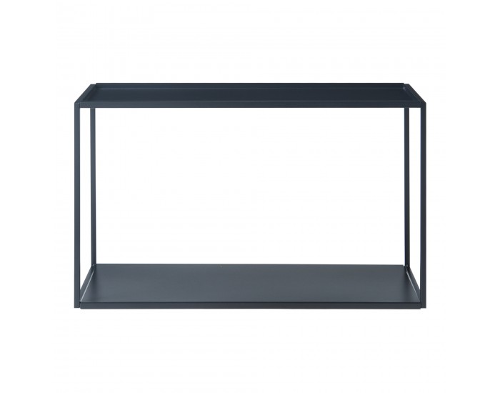 Стенен рафт Notodden 60x25x35см черен []