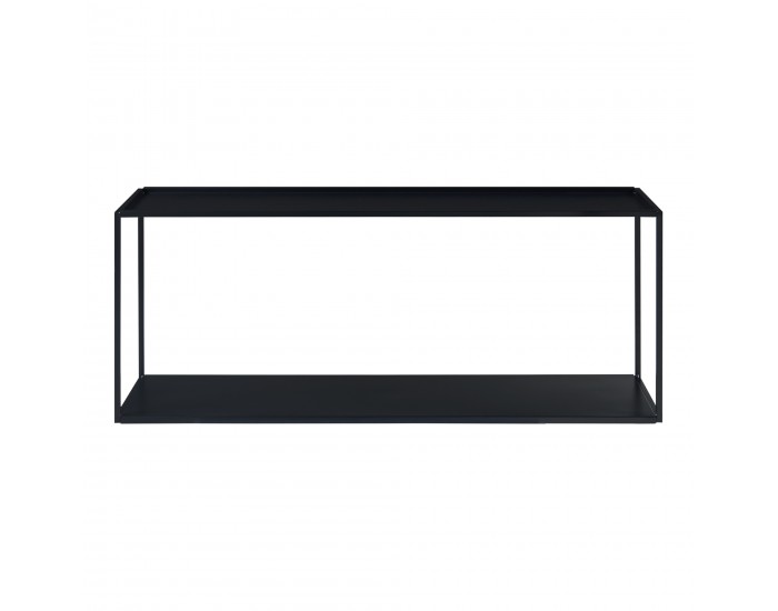 Стенен рафт Notodden 90x25x35см черен []