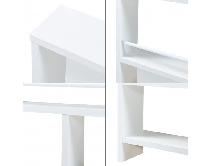 Стенен рафт Piteå 60x10,5x45cm бял []