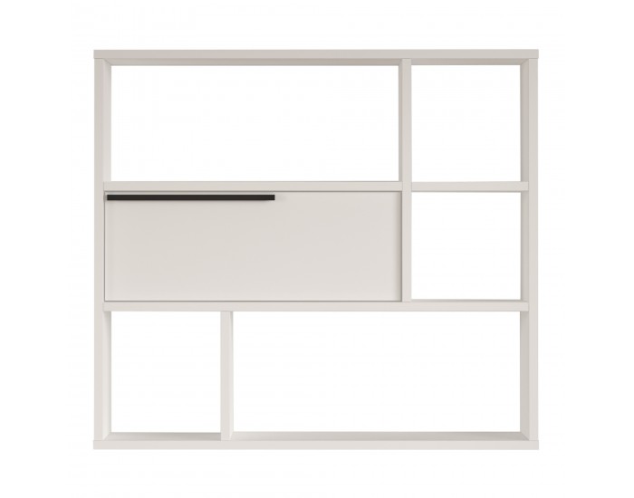 Стенен рафт Vesanto 90x22x81 см бял []