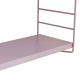 Комплект модулни рафтове за стена Strängnäs от 4 лилави []
