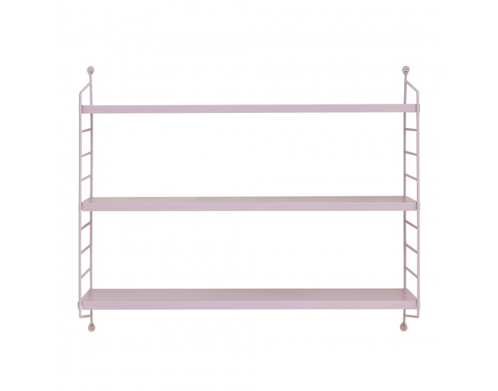 Комплект модулни стенни рафтове Strängnäs от 3 лилави []