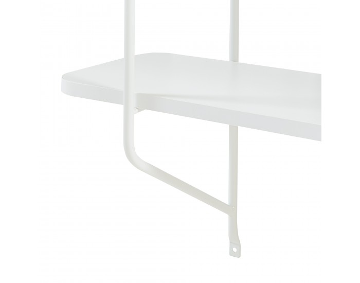Стенен рафт Østfold 100x80x21 см бял []