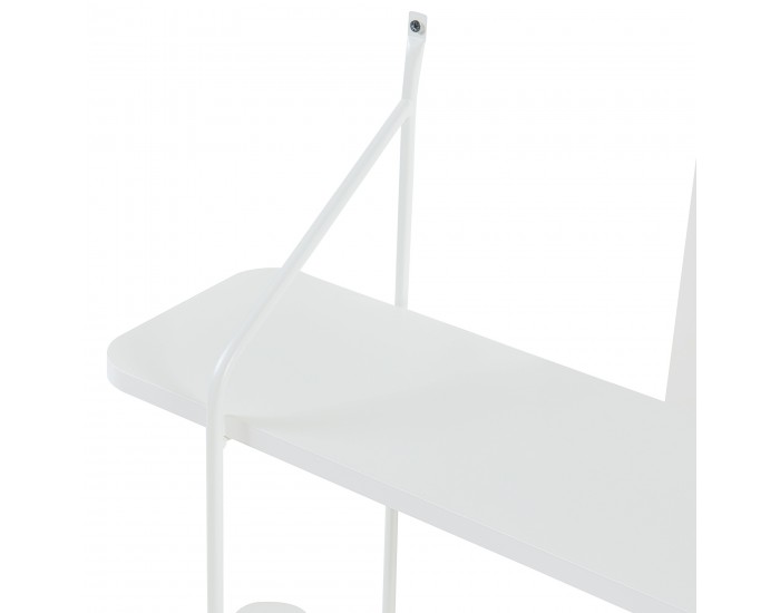 Стенен рафт Østfold 100x80x21 см бял []