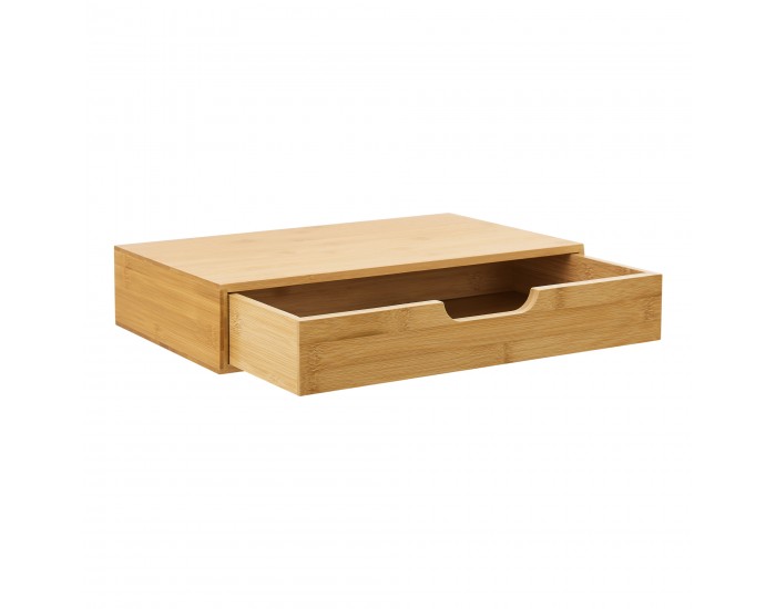 Комплект стенен рафт от 2 Bokn с чекмедже бамбук []