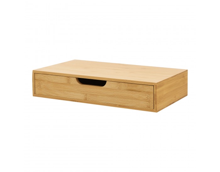 Комплект стенен рафт от 2 Bokn с чекмедже бамбук []