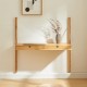Стенен рафт Tingvoll 85x85x36 см бамбук []