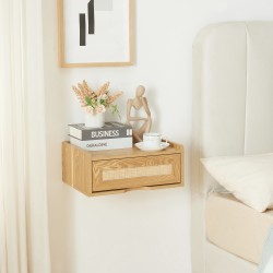 Стенен рафт Ljuredsø с чекмедже 40x30x16,5 см дъб [] - Дневна