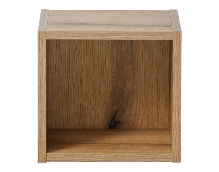 Рафт за баня Skelbolu 27x25x21 см дъб []