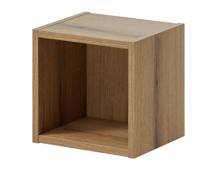 Рафт за баня Skelbolu 27x25x21 см дъб []