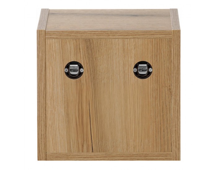 Рафт за баня Skelbolu 27x25x21 см дъб []