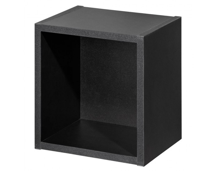 Рафт за баня Skelbolu 27x25x21 см черен []