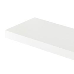 Стенни рафтове Stranda от 3 бр., 60x20x4 см, бели [] - Дневна