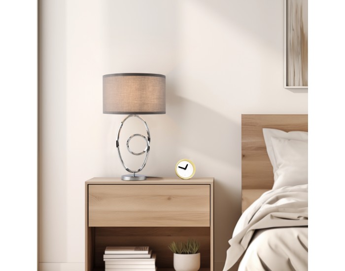 Настолна лампа Torquay 49,5 см сива []