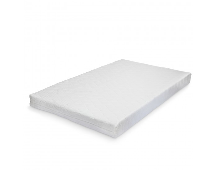 Метално легло Vårdö с матрак 160x200 см Черно []