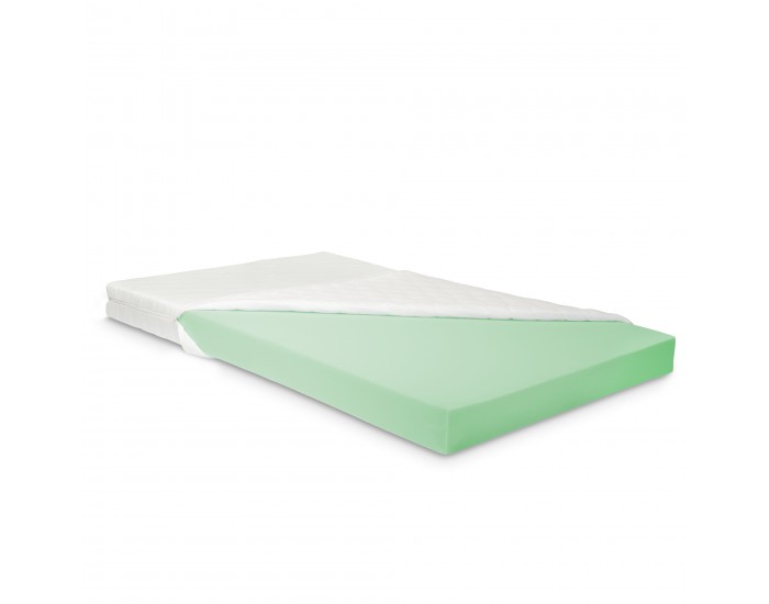 Метално легло Vårdö с матрак 180x200 см Черно []