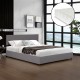 Тапицирано легло Juva с матрак и леглова кутия 160x200 см Grey Corium Тапицирано легло Juva с матрак и леглова кутия 160x200 см Grey Corium