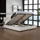 Тапицирано легло Juva с матрак и леглова кутия 160x200 см Beige Corium Тапицирано легло Juva с матрак и леглова кутия 160x200 см Beige Corium