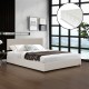 Тапицирано легло Juva с матрак и леглова кутия 160x200 см Beige Corium Тапицирано легло Juva с матрак и леглова кутия 160x200 см Beige Corium