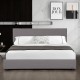 Тапицирано легло Juva с матрак и леглова кутия 140x200 см Grey Corium Тапицирано легло Juva с матрак и леглова кутия 140x200 см Grey Corium