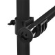Телескопичен гардероб Kemi с 3 релси за дрехи 150 - 230 см []