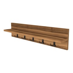 Стенна закачалка Hammarö 80x13x18cm орех [] - Гардероби