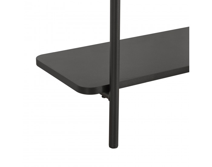 Стенно портманто Bremanger 162x60x26cm черно []