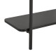 Стенно портманто Bremanger 162x60x26cm черно []
