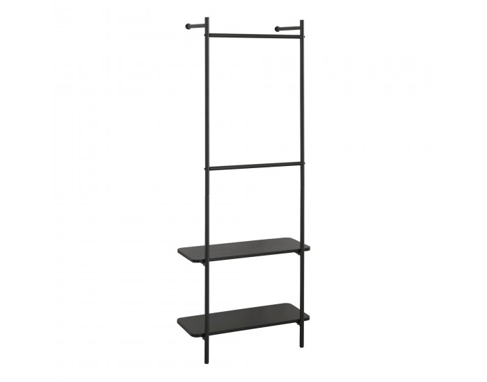 Стенно портманто Bremanger 162x60x26cm черно []