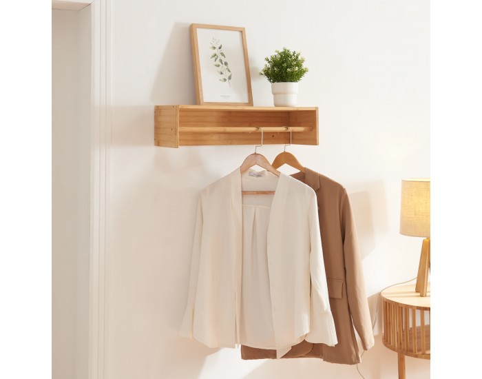 Стенен рафт 2 в 1 Flå bamboo []