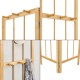 Ъглов гардероб Hyllestad 165.5x92x8см бамбук []
