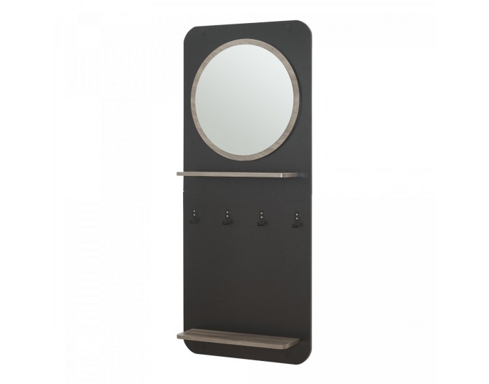 Гардероб панел Helsinge с огледало 140x60x16 см []