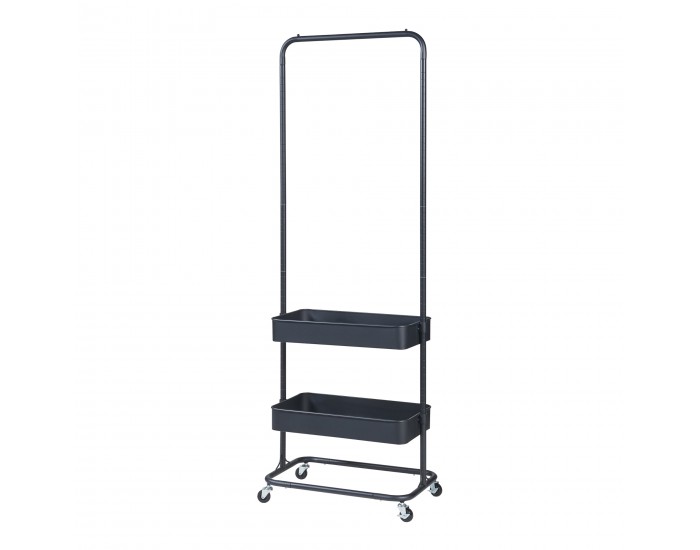 Подвижна закачалка Kumad 175x58x36 см Черен []
