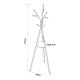 Закачалка Edet 179x48x48 см Черен []