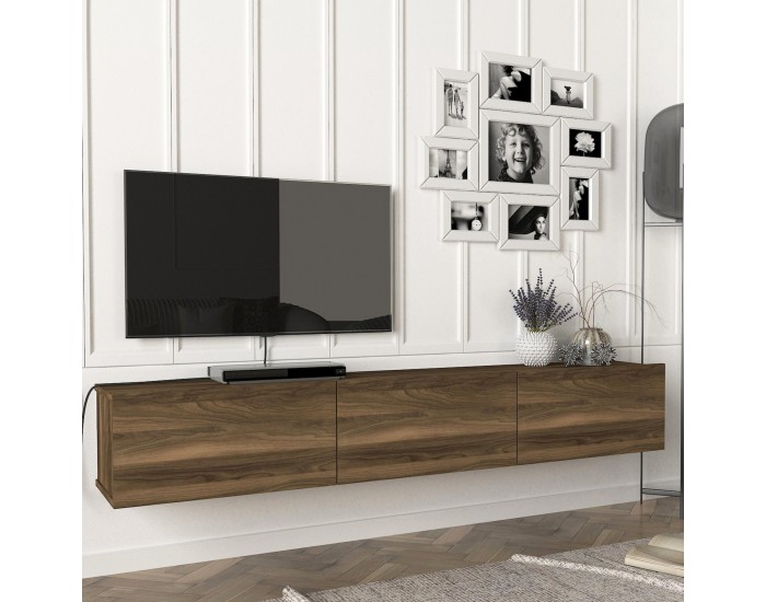 ТВ шкаф Вихти 180х31х29,5см орех []