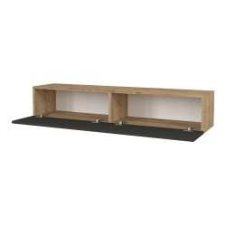ТВ шкаф Toivakka 135x31x25см дъб / антрацит [] - Sonata G